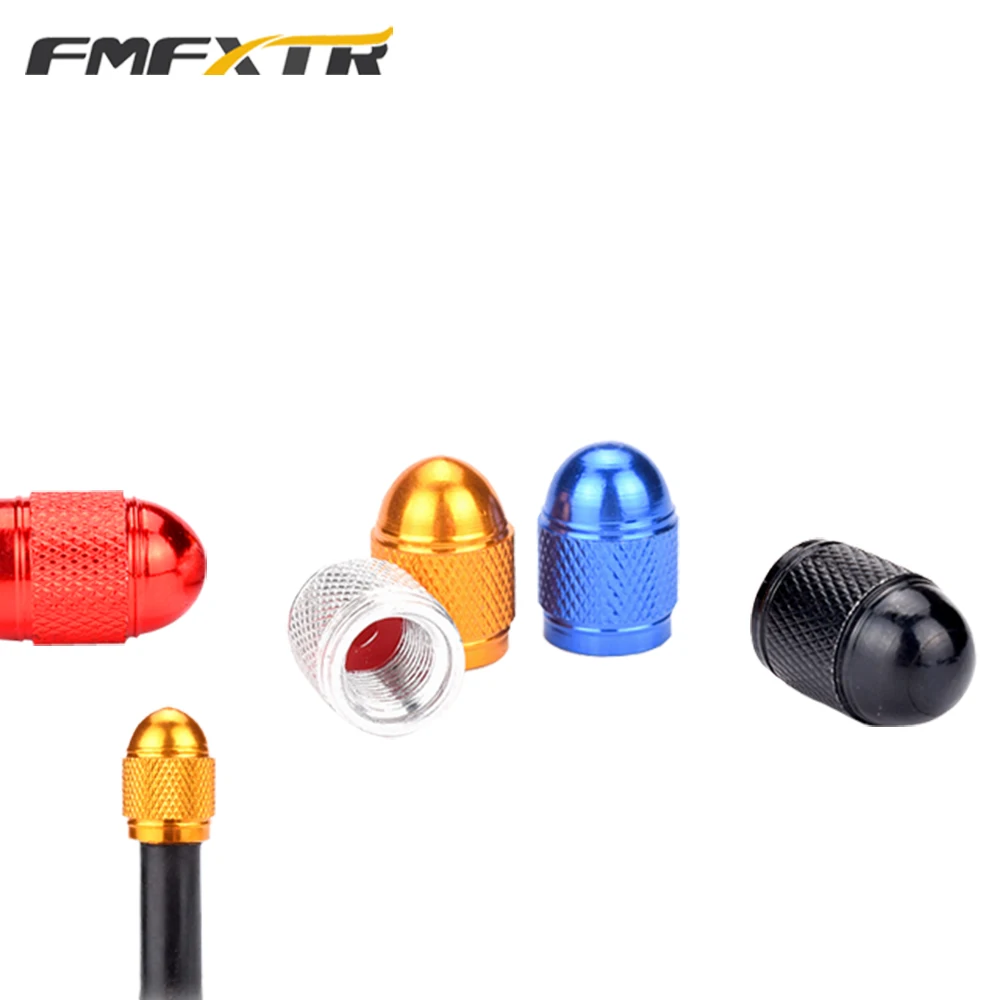 FMFXTR Mountain Bike American Tire Valve Cap Colorful Aluminum Valve Cap Beautiful BMX Dust Cover