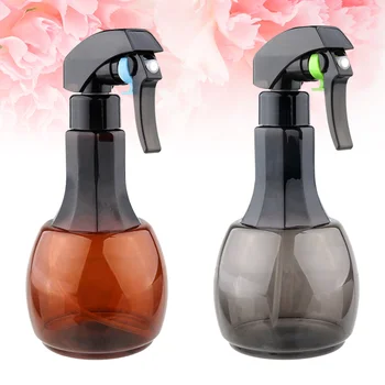 

2pcs Portable Hairdressing Watering Can Practical Spray Bottle Pressure Sprayer Refillable Bottle Storage Bottle Storage Contain