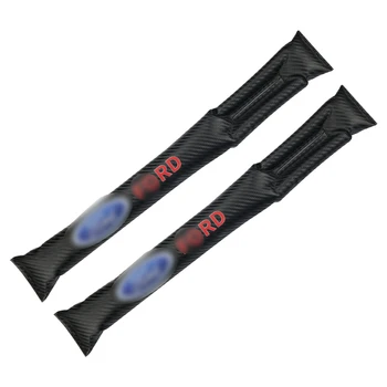 

2pcs For Ford mk2 mk3 mk4 mk5 mk7 fiesta FOCUS 2 3 Car Seat Cushion Crevice Gap Stopper PU Leather Leakproof car seat cover pad