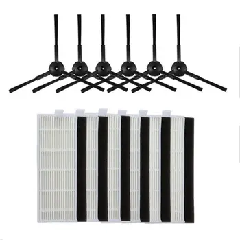 

18pcs Side brush hepa Filter replacement kit for ILIFE A4 Cleaning Robot ILIFE A4s A6 A4 Robot Vacuum Cleaner parts filter hepa