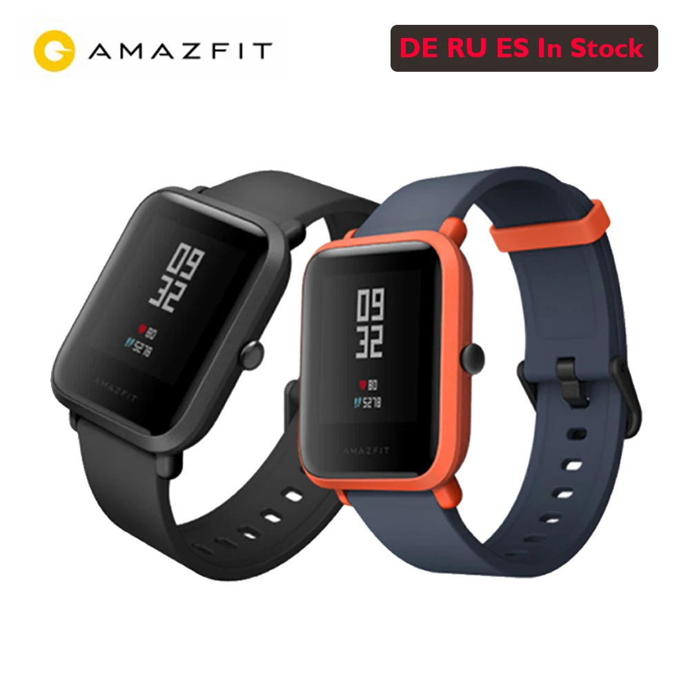 Смарт часы Huami Amazfit BIP BIT PACE GPS IP68 международная версия водонепроницаемые