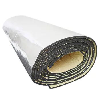 

New Summer Car Hood Motor Firebreak Heat Mat Deadener Sound Insulation Material Deadening Aluminum Foil Sticker