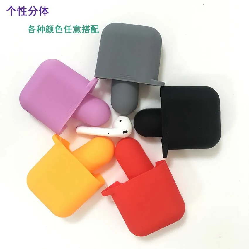 Для TWS i12 Airpods Bluetooth беспроводная гарнитура модный силиконовый чехол коробка для наушников чехол Корпус