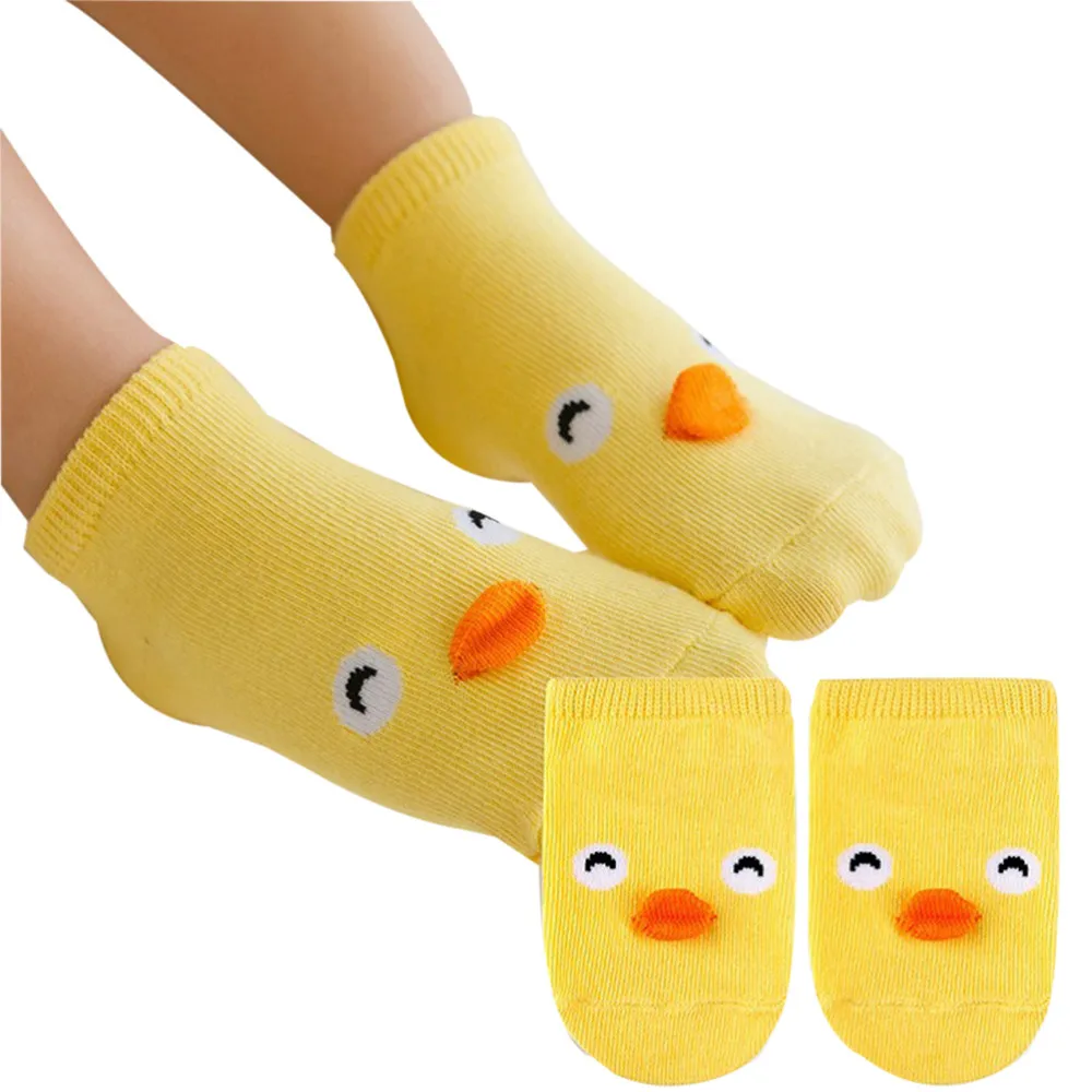 Baby Foot Socks Novelty Baby Infant Socks Newborn Cotton Boys Girls Cute Cartoon Toddler Anti