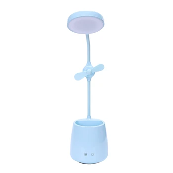 

Creative USB Charging Eye-Protection Lamp /Led Penholder Mirror Lamp/Folding Circular Cosmetic Table Lamp/Fan Lamp