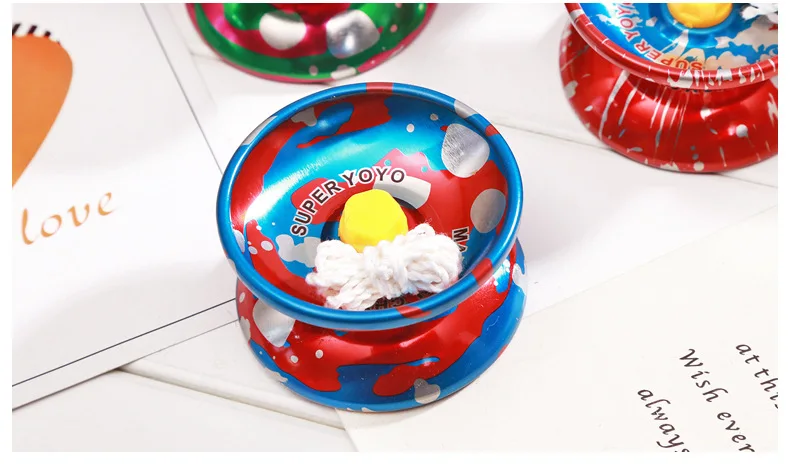 Сплав YO-YO йо-йо мальчик игрушка YO-YO проволока Игрушка Дети маленький подарок стенд товары