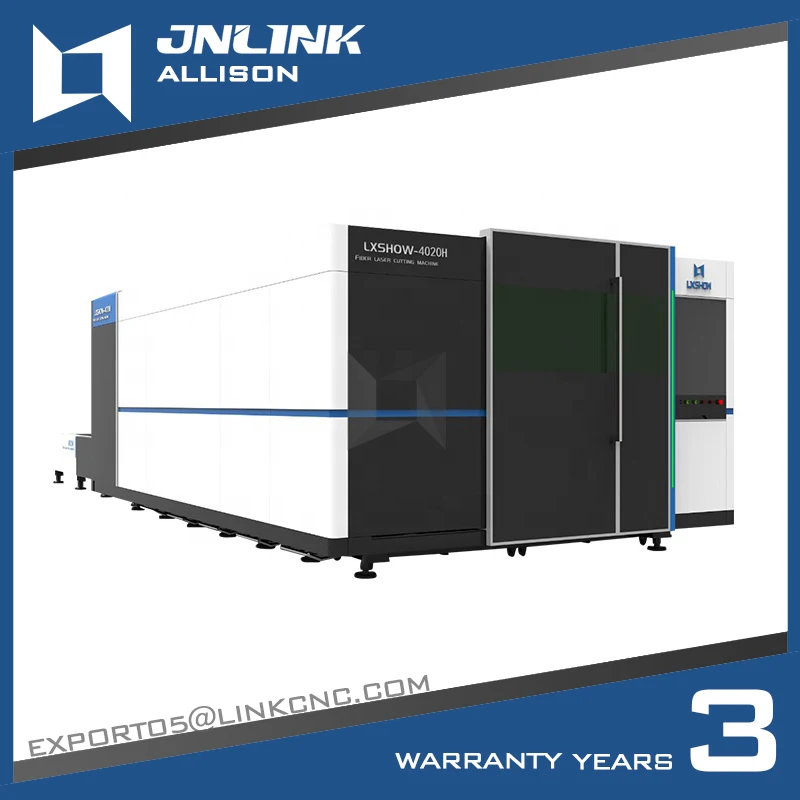 JNLINK 3 года гарантии 1500x3000 3015 ЧПУ волоконно-оптический лазерный резак 5x10 футов