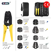 

Crimping Tools HS-03BC Pliers For 2.8 4.8 6.3 VH3.96/Tube/Insulation Terminals Kit Multifunctional Electrical Medium-size Clamp