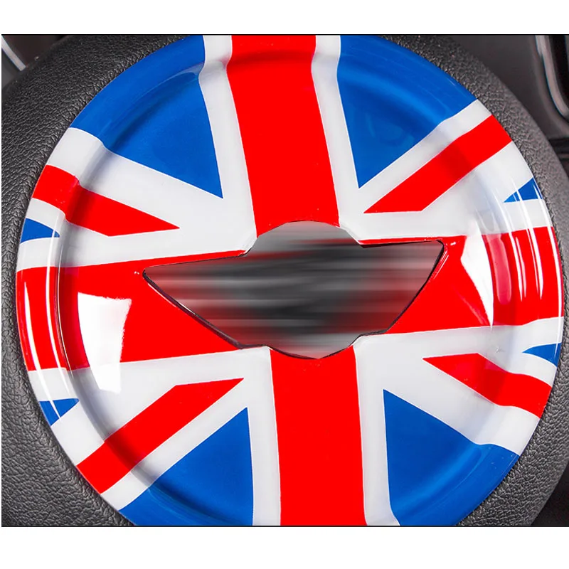 Автомобиль ABS Юнион Джек Крышка Рулевого Колеса Накладка подходит для Mini Cooper Countryman F55 F56 F60