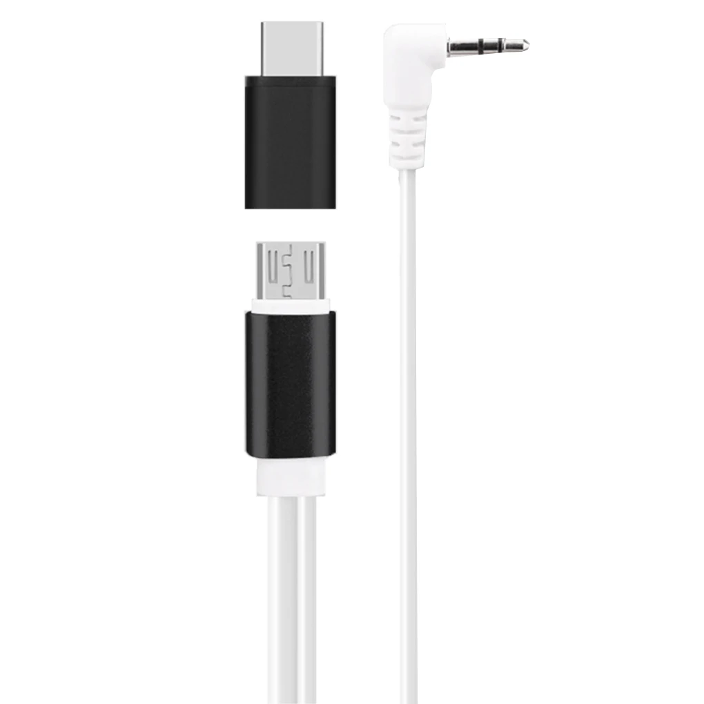 Micro USB Type C to HD 3.5mm Audio Cable 1080P USB HD Converter Cord Replacement for Samsung/Xiaomi Mobile Phones