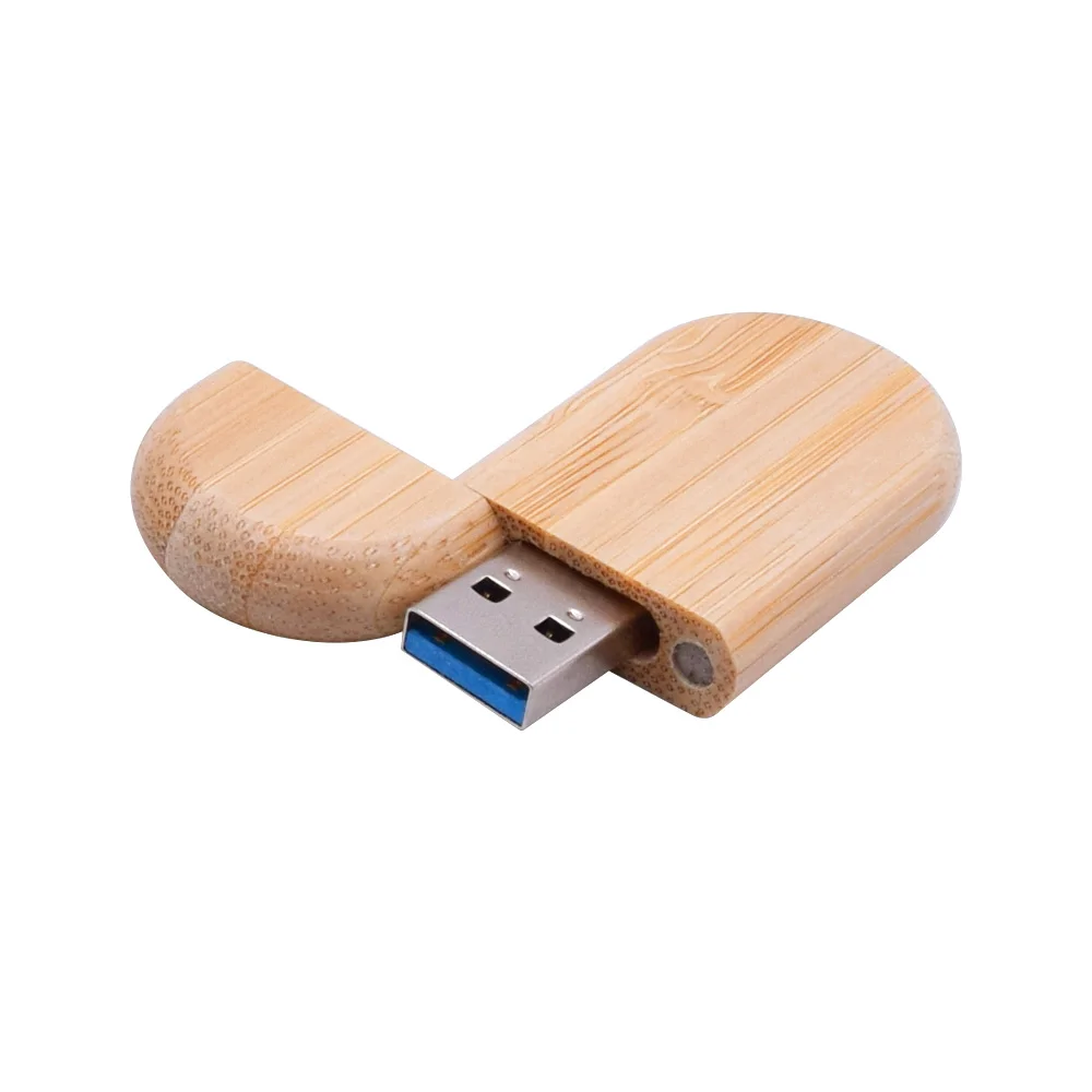 Деревянный USB флэш-накопитель+ упаковочная коробка деревянный флеш-накопитель 64 ГБ 8 ГБ 16 ГБ 32 ГБ карта памяти Пользовательский логотип для фотографии подарок - Цвет: Bamboo