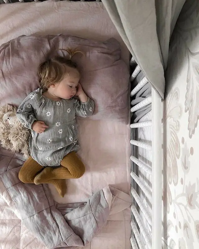 0-24M Newborn Cotton Linen Romper Infant Baby Girl Floral Long Sleeve Romper Toddler Baby Clothes Outfit Playsuit