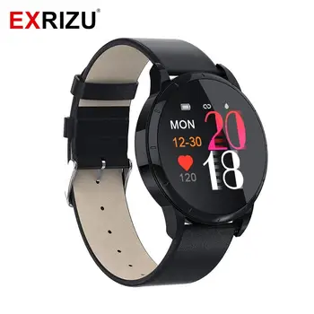 

EXRIZU Waterproof IP67 Tempered Glass Smart Watch Smart Activity Tracker Fitness Heart Rate Monitor Sport Men Women Smartwatch