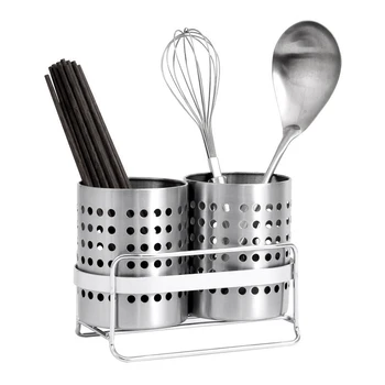 

Tableware Storage Basket with Bracket Chopstick Spoon Bucket Knife Fork Dinnerware Holder Rack Drain Kitchen Accessories