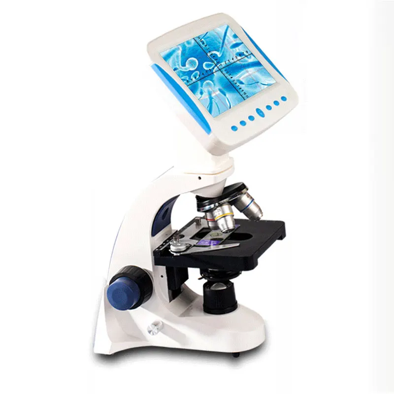 2000X Профессиональный Биологический микроскоп наблюдение спермы животноводство аквакультура специальный Универсальный микроскоп инструмент