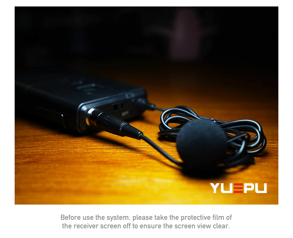 YUEPU RU-8400 Профессиональный UHF Регулируемый выбор беспроводной ручной передатчик клип Lavalier микрофон системы 4 канала