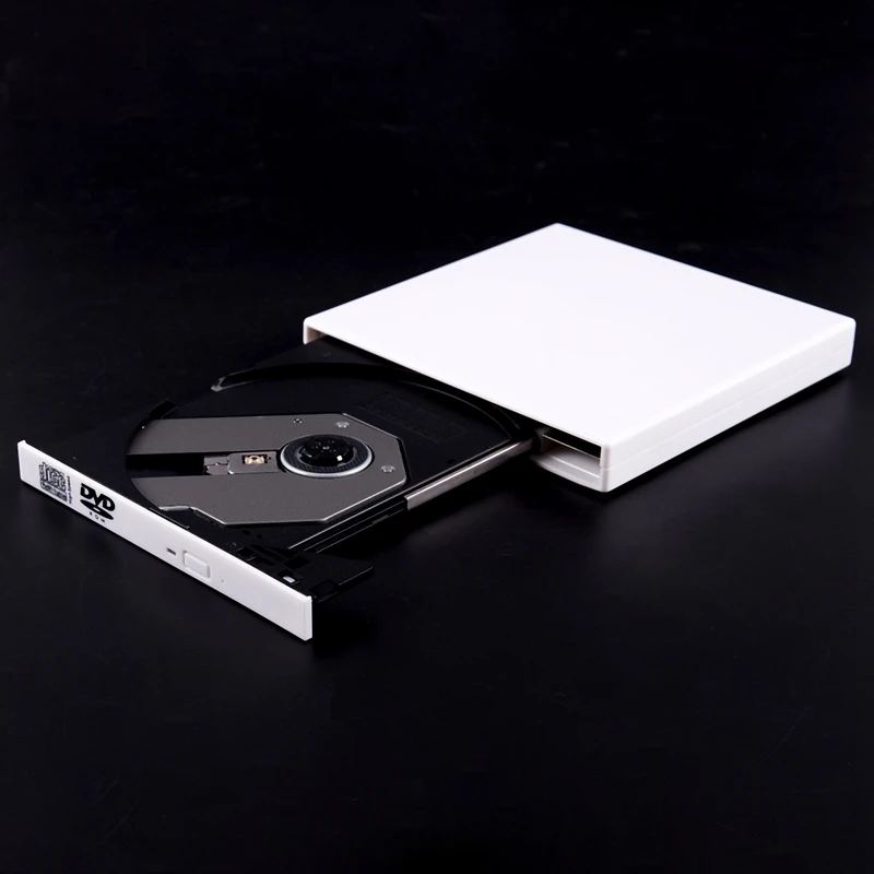 USB 2,0 внешний DVD Combo CD-RW привод CD+/-RW DVD rom для портативных ПК(белый