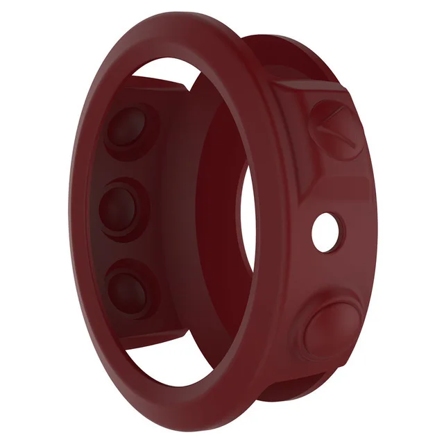 Dark Red Силиконовый защитный чехол для Garmin fenix 5/5S/5X браслет Защитный Браслет оболочка для Garmin Fenix 5x 5S 5 Смарт-часы - Цвет: Dark Red