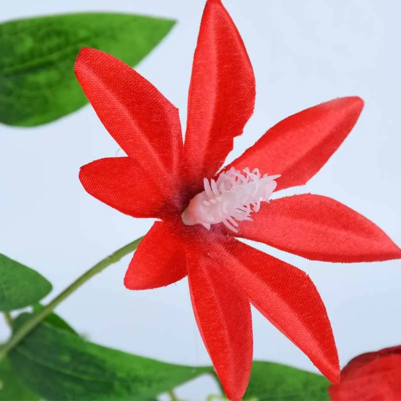 

71cm Silk Clematis Flower Vines Purple for Home Wedding Decoration Artificial Flower Branch Fake Clematis Plants