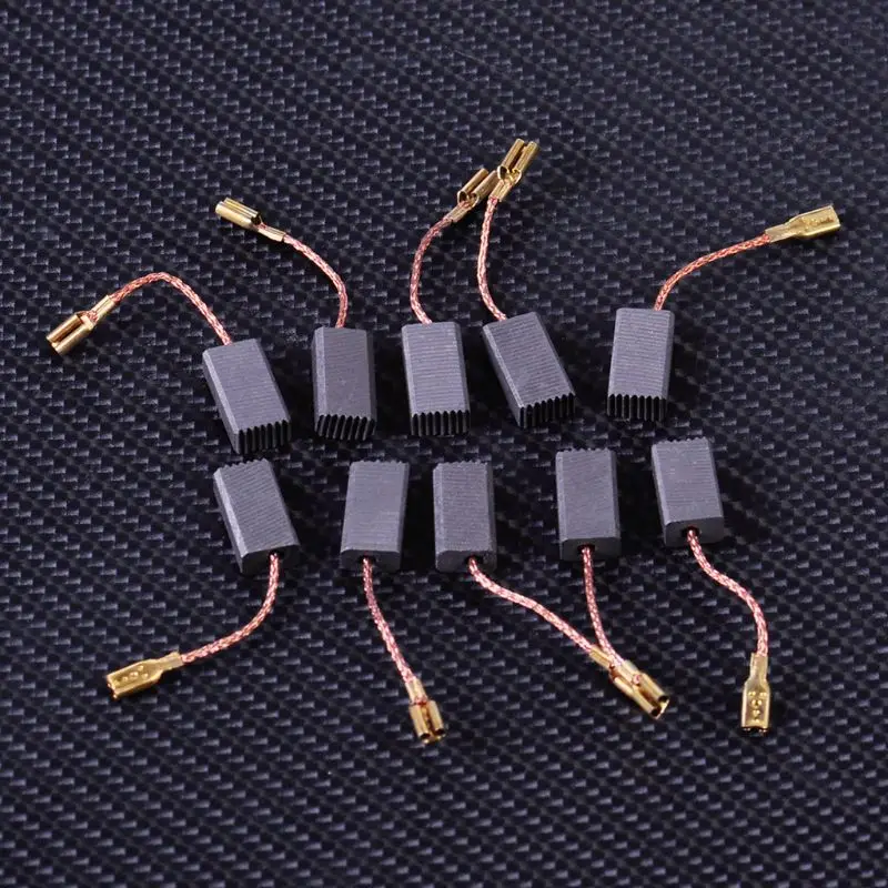 10 шт. Углеродные щетки для замены подходят BOSCH GWS 580 850 C 7 115 8 125 9 150CS GWS6 100