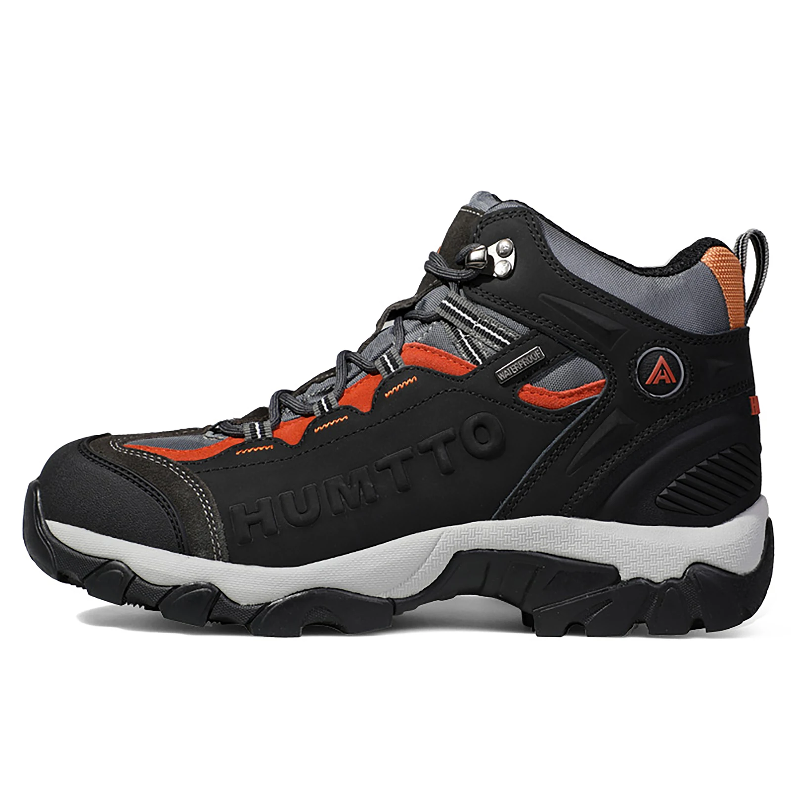 HUMTTO Waterproof Hiking Boots Men Breathable Leather Sport Mountain Hunting Trekking Shoes Outdoor Climbing Sneakers for Mens