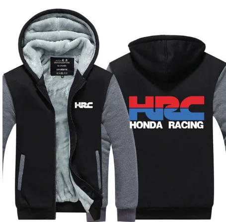 4 Мужская Утепленная куртка на молнии с капюшоном для HRC Sweatershirt full sleeave стиль пальто d - Цвет: 4