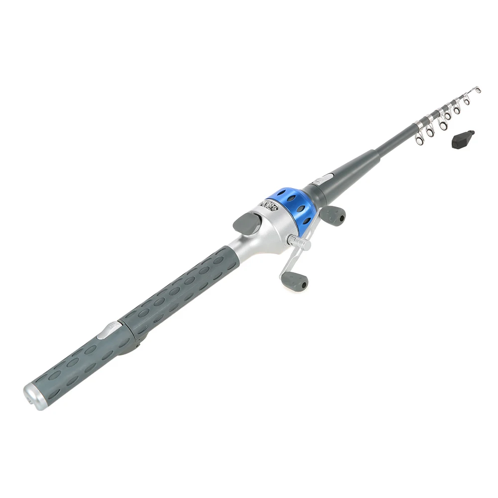 

151cm Mini Folding Fishing Rod Foldable Telescopic Fighing Pole Fishing Rod Reel Combo with Fishing Lures Line Carp Fishing