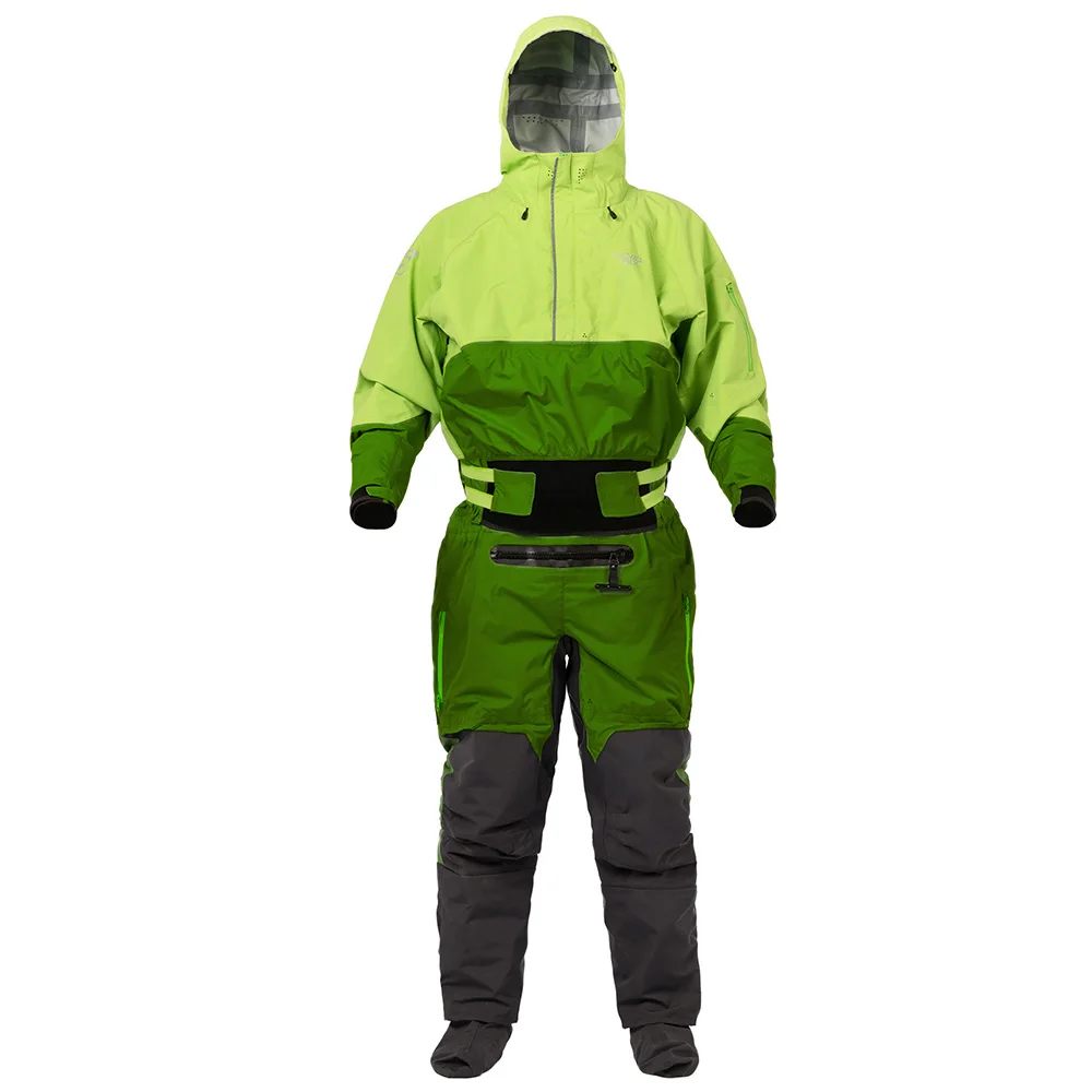 Men Kayak DrySuit Latex Cuff And Collar Three layer Waterproof