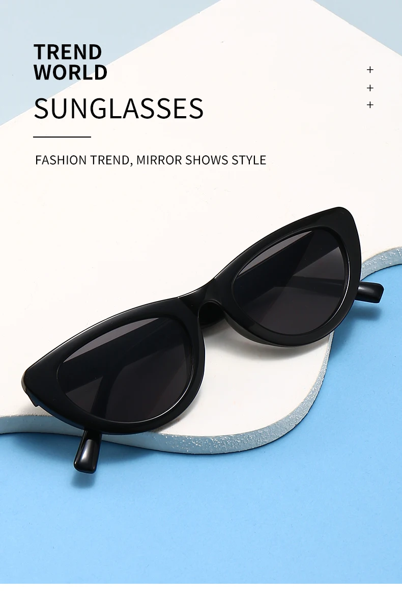 Sunglow Women Sunglasses 2021 Classic Style Men Shades Small & Lightweight Cat Eye Shades Sun Glasses Outdoor Decoration blue light glasses kmart