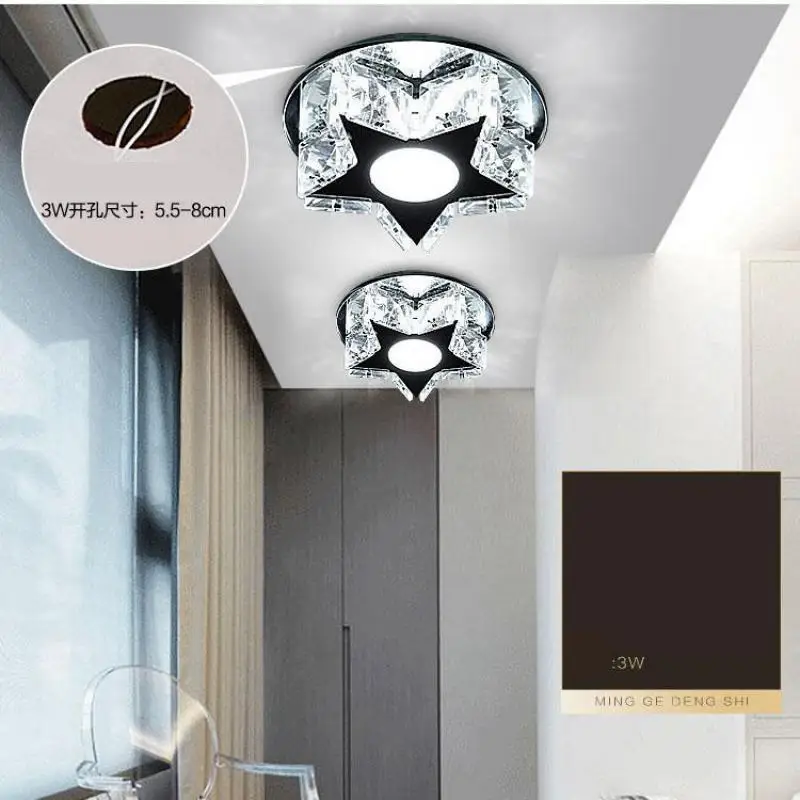 Мини Современный хрустальный светильник люстра Dia10 * H7cm мини Lustre Cristal