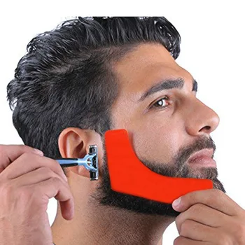 

2020 Beard Stencil Men Shaving Beard Styling Template Tools Shaping Combs Easy to Use