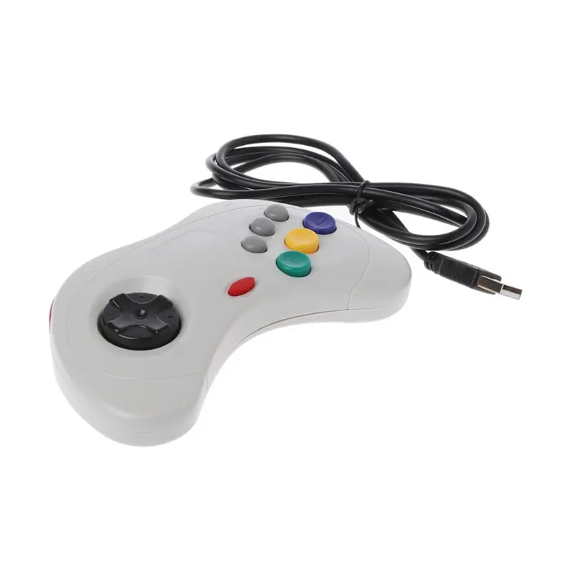 Классический USB контроллер для геймпада 1 шт. проводной игровой джойпад Sega Saturn PC