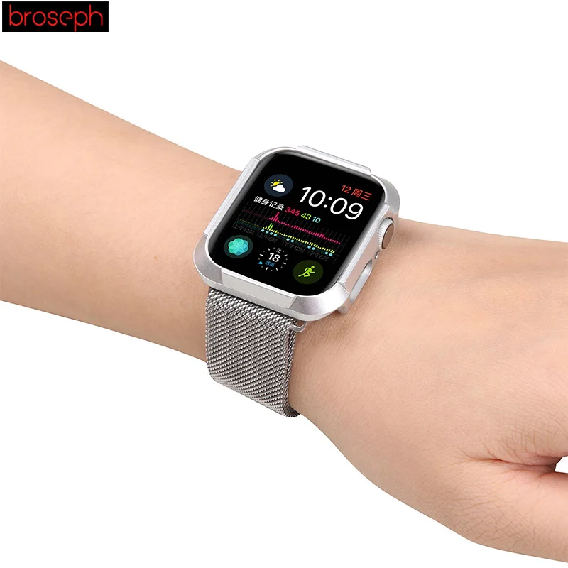 Защитная рамка корпуса для iWatch 4 44 мм 40 мм ПК Чехлы для часов для Apple watch Series 4 Обложка Аксессуары для часов