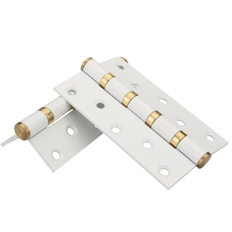 2PCS Antique Stainless Steel Door Hinge Wood Doors Household Furniture Home Hardware Ball Bearing Flush Door Hinges Mute Bearing