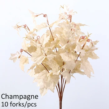 

Artificial Maple Leaf Flower Arrangement Maple Leaf Bouquet Artificial Plants For Wedding Christmas Party Home Decoration