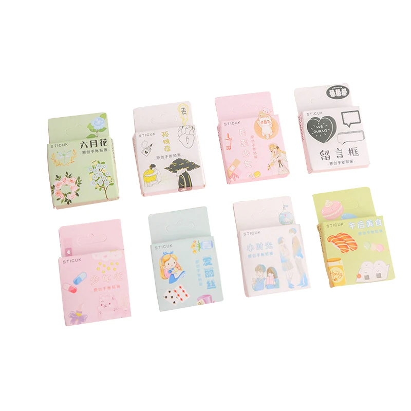 

46pcs/pack Japanese Girl Decoration Bullet Journal Stickers Stationery Kawaii Paper Sticker Back To School