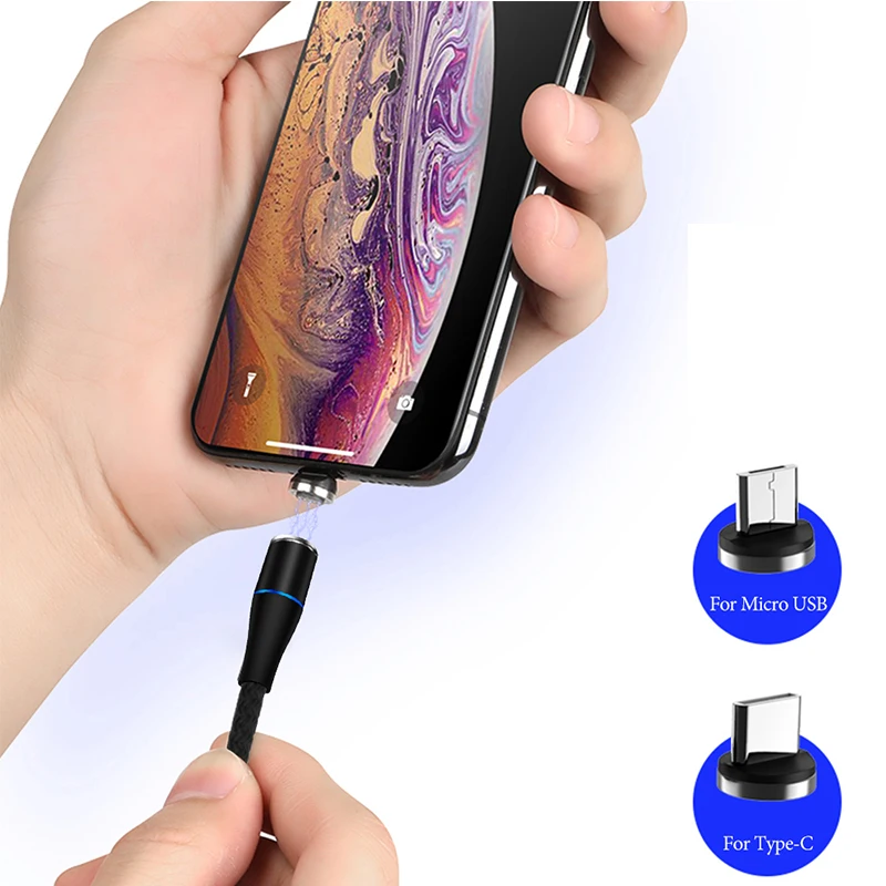 Магнитный usb-кабель для быстрой зарядки Тип USB C кабель магнит Зарядное устройство данные Micro usb для телефона USB кабель для Xiaomi mi 9 Lite Red mi