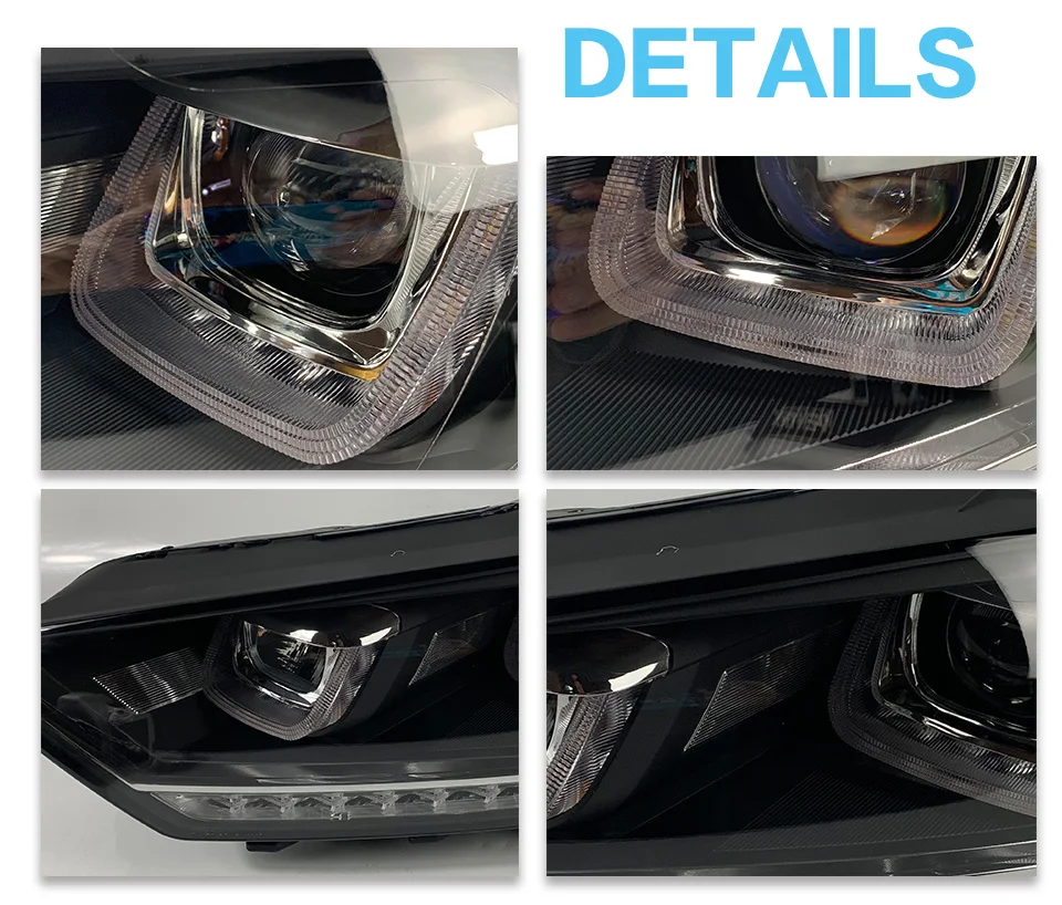 Автомобильный Стайлинг forG olf 7 Sportsvan фары- светодиодный налобный фонарь Dynami DRL сигнал Hella 5 Биксеноновые линзы проектора Hid D2H