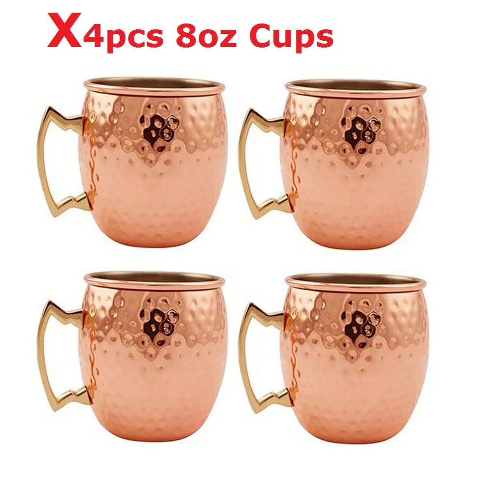 Кованые Caneca кружки для московского Мула Медь покрытием чашки Caneca Москва без задников с 550 мл 18 унций мини 60 мл Посуда для питья виски пива Кофе кружка чашка