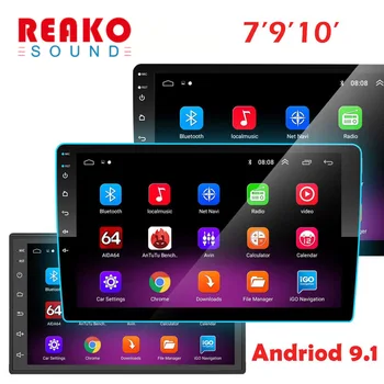 

2 Din Car Radio HD Autoradio 2.5D GPS Android 9.1 Multimedia Player Universal 7'/9'/10' Audio Navigation For Volkswagen Nissan