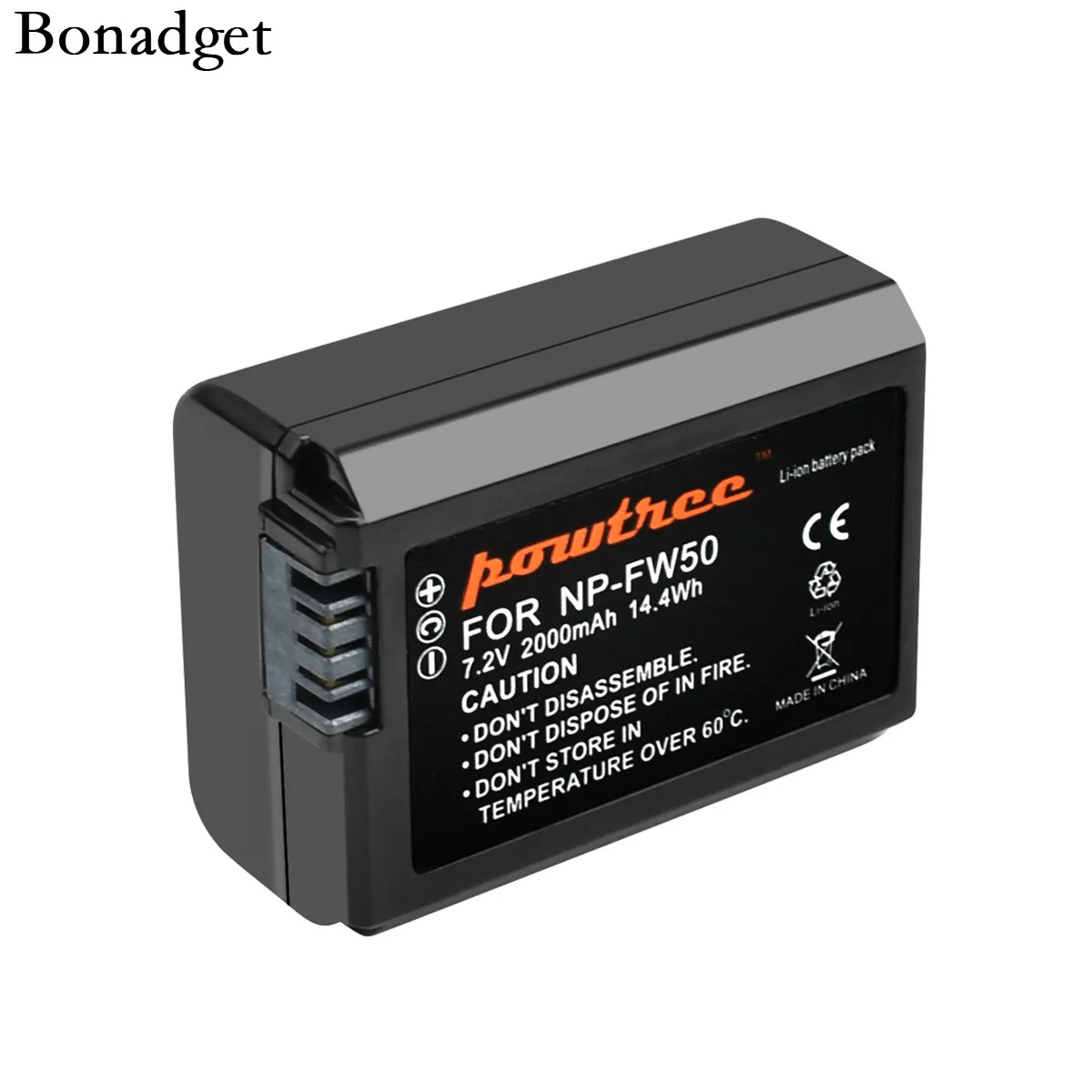 Bonadget 2000 мА/ч, NP-FW50 NP FW50 Батарея AKKU для sony NEX-7 NEX-5N NEX-5R NEX-F3 NEX-3D Alpha a5000 a6000 DSC-RX10 Alpha 7 a7II