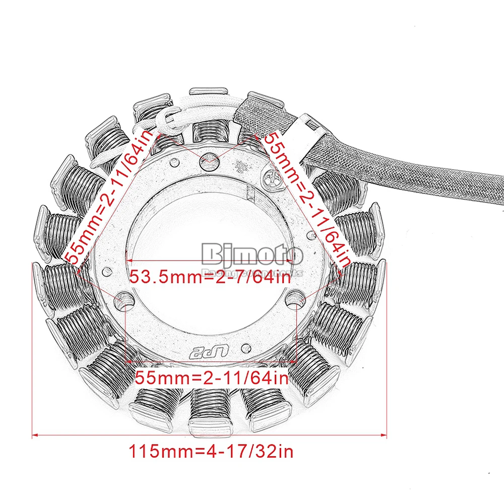 Статор мотоцикла катушки для CFMoto CF500 X5 500 UFORCE 500 196S-B(U6) 196S-B(X6) Генератор магнито