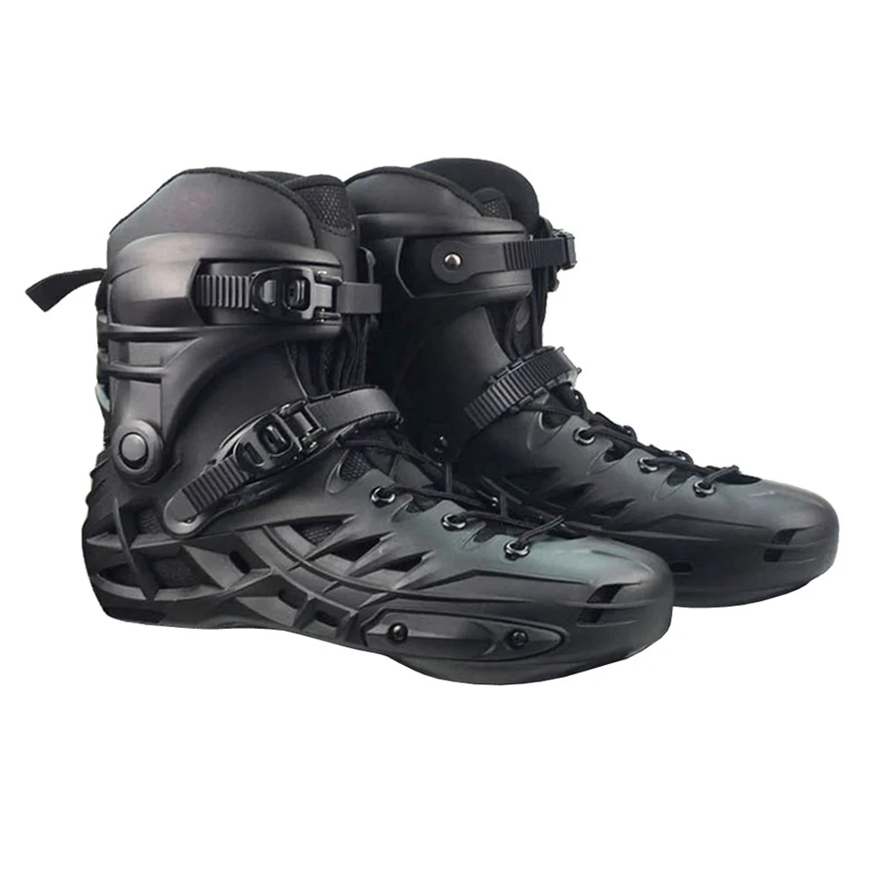 Original RS6 Inline Skate High Ankle Boots Size 35-46 Professional Slalom Adult Roller Skating Boot Sliding Free Speed Up Boots - Color: size 45-46