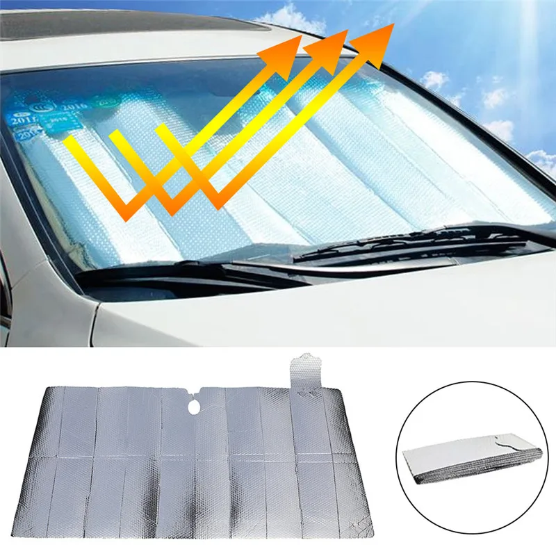 Car Windshield Sunshade Aluminum Foil Insulation Bubble Auto Front