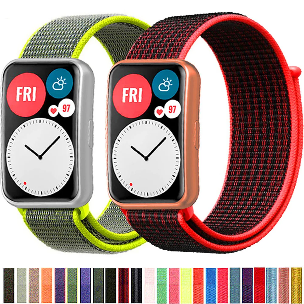 NylonBandForHuaweiWatchFITStrapSmartwatchAccessoriesLoop