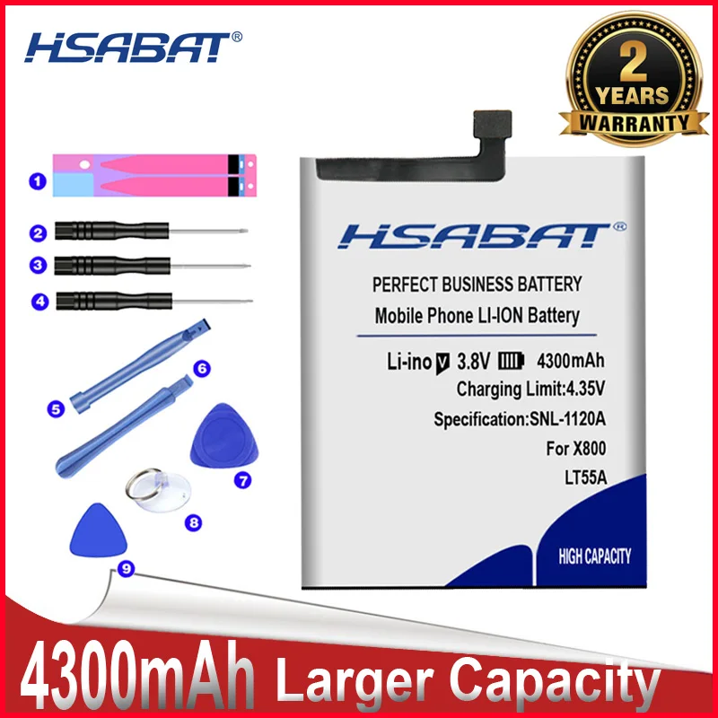 HSABAT 4300mAh LT55A батарея для Letv Le 1 pro X800 one литий ионная полимерная батарея|battery for|batteries