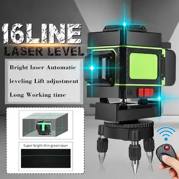 

3D 16 Lines Laser Level Blue Line Self-Leveling 360 Horizontal And Vertical Super Powerful Laser Level Blue Beam Laser Level