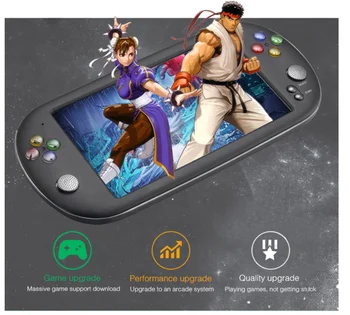 

New X16 7-inch portable game console support TV output video playback multiple game format game consoles