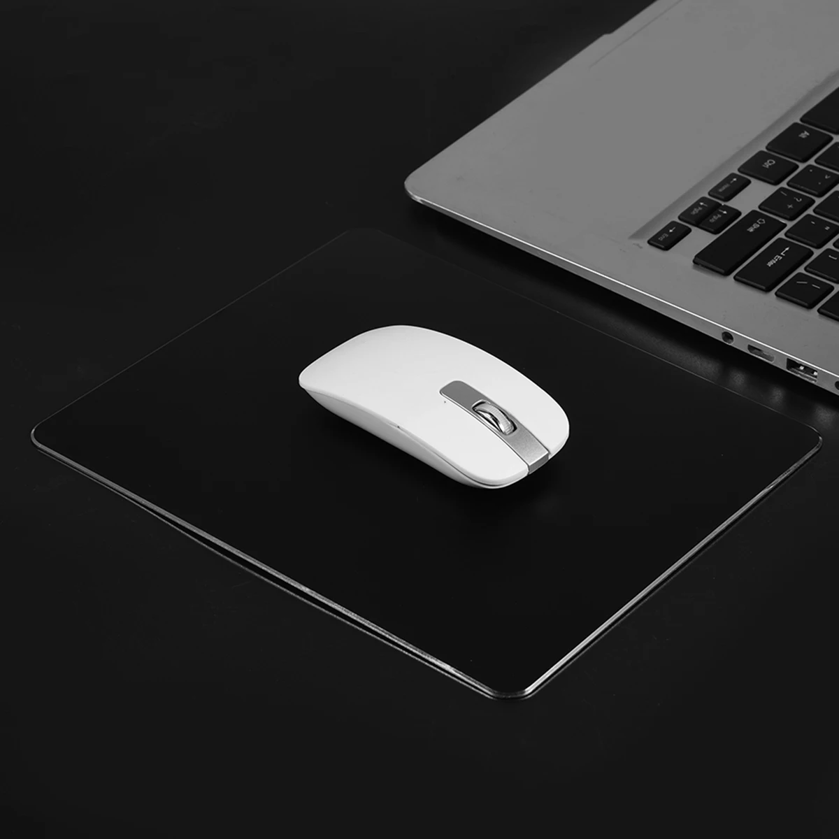 Игровой коврик для мыши двухсторонний коврик для мыши нескользящий коврик для мыши для ноутбука алюминиевый сплав для ПК Компьютерные аксессуары