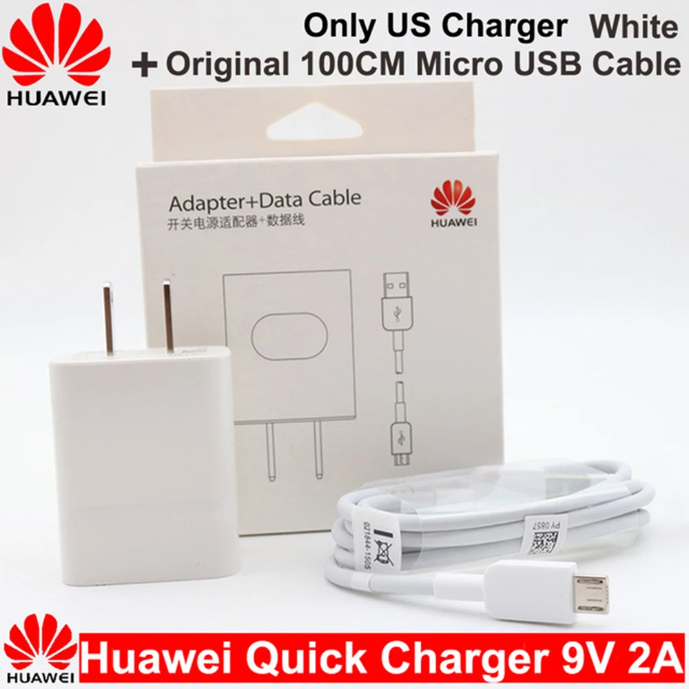 Huawei 9V2A UK/EU/US Fast Charger QC2.0 Quick Fast Charge Adapter Type C/Micro USB Cable For Mate 7 8 10Lite P8 9 10Lite Honor 8 usb charger Chargers